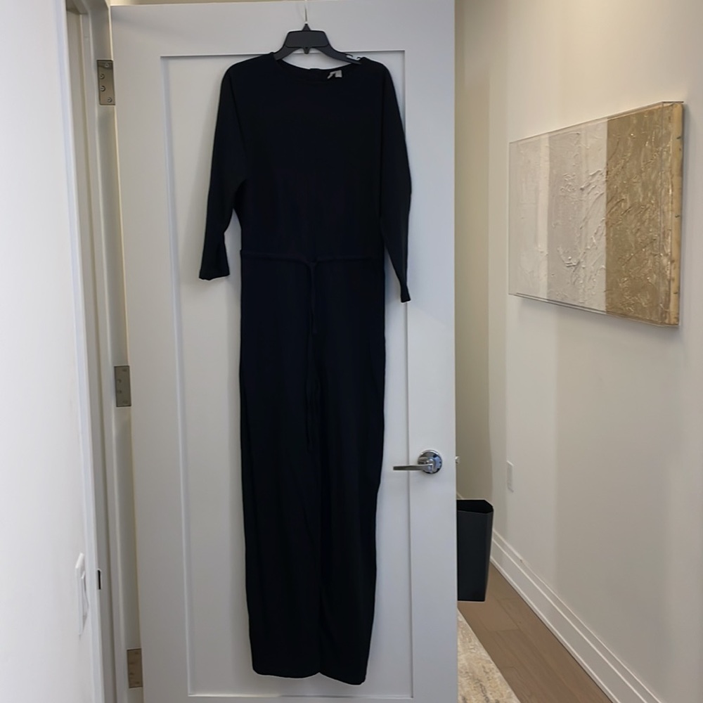 ASOS jersey slub tie waist casual jumpsuit - Picture 4 of 6
